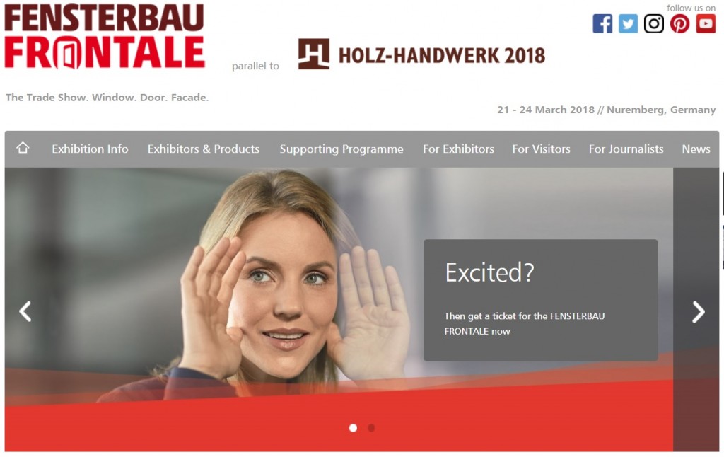 Siescomet convida você para a Fensterbau 2018